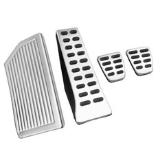 자동차 가속기 브레이크 풋 레스트 페달 커버 패드, 3. No Logo MT Footrest, 기본