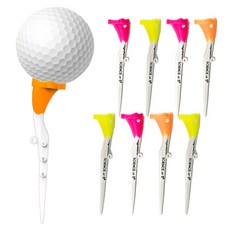 언더제로 5도의 과학 하이패스 골프 티꽂이 9p, 혼합, 1세트