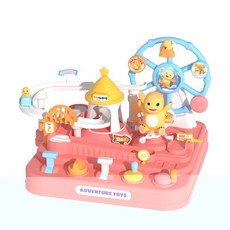 ANYOU 드래곤 퀘스트 레일 세트 퍼즐 트레인 피겨 어린이 장난감, 푸른 색, 1개