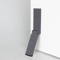 韓國製無孔磁吸門擋玄關門馬蹄 灰色, 1個