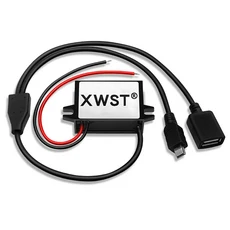 DC 컨버터 벅 전원 공급 장치 마이크로 C타입 미니 USB 전압 조정기 변압기 방수 CE RoSH 12V 5V 15W, 08 Female and MINI USB, 01 DC 12V 24V, 01 5V 3A, 1개