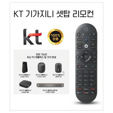 KT 기가지니TV 셋톱박스 리모컨 넷플릭스 유튜브 디즈니+티빙 (건전지포함), 지니TV 리모컨 + 건전지