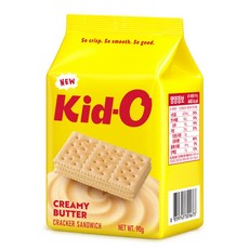 키드오 크리미 버터향 크래커, 90g, 12개