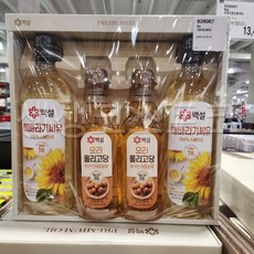 백설 오일 혼합선물세트 해바라기씨유 올리고당 명절선물 코스트코, 1세트, 900ml x 2개 / 700ml x 2개