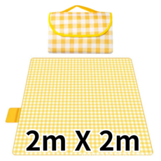 유성통상 대형 피크닉 방수 돗자리 매트, 노랑