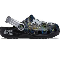 Crocs 經典 Grogu Clog 兒童 黑色 (207367_001)