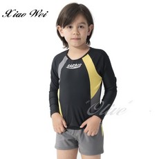 小薇的店 MIT沙兒斯品牌 多功能水陸兩用兒童二件式防曬泳裝 (10-18歲) 台灣製造 親膚透氣, 1個, 10