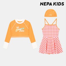 네파키즈 (키즈)다이브 패턴 21 래시가드 원피스_KK43009_F15