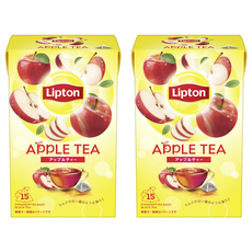 립톤 애플티 피라미드 티백, 24g, 2개, 15개입