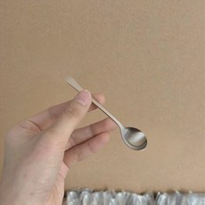 不鏽鋼冰勺 長柄咖啡勺, 1個, 升級無加厚款短柄圓頭調料勺 SUS 1支