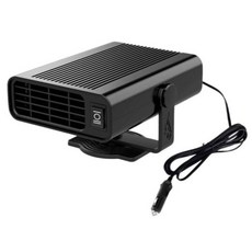 자동차 냉방 난방 차량용 화물차 차박 12v 무시동 꽂는 송풍 에어컨, 블랙(24V)