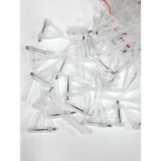 【531禮物網】三角胸針 T字安全別針 胸花輔助器 婚禮胸針別針, 1支, 透明