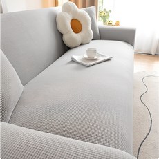 모어인 쇼파 천갈이 가죽 소파 천커버, 1개, 라이트그레이