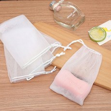이중 메쉬 비누 거품망 빨래 비누망 샴푸바 걸이 주머니 보관 홀더 보관함 설거지바 세수 클렌징 그물망