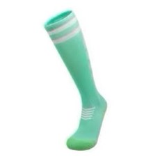 SOCCER SOUL足球襪，多色可選，透氣舒適運動防護，專業足球襪, 亮綠色(不需護脛,下5得6), 1個
