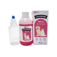 클로시딘 250ml + 공병 100ml 강아지고양이 소독제, 1개