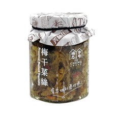 福忠字號 梅乾菜絲 - 傳統風味 鹹香爽脆 開胃下飯, 180公克, 1罐