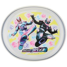 가면 라이더 리바이스 뚜껑 부착 런치 플레이트 25.5×21.5×H5cm 347983