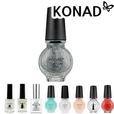 [퍼니네일] 코나드 큐티클오일 큐티클리무버 라비 리페어세럼 베이스코트 네일하드너 탑코트, 1개, 04.실버글리터탑코트, 10ml