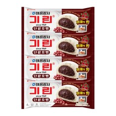 기린 팥호빵 겨울간식 4개입, 4개, 372g
