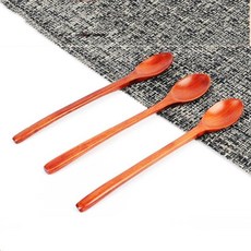 묶음 원목 우드 티스푼 커피스푼 나무 목재 49652ea 1(EA), 색상, 구성품