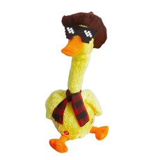 포원밀리언 말하는 오리인형 녹음 가능, 32cm, 선글라스멋쟁이, 1개