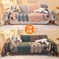 沙發巾北歐ins風蓋布全蓋沙發墊套罩蓋毯防塵單三人四季通用, 1件, 招財貓【兩面可用】