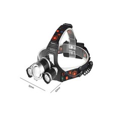 3구 충전식 LED 작업 헤드랜턴, 3구 LED 헤드랜턴 배터리포함