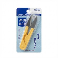 일본 고급 수예 미니 쪽가위, 1개, 옐로우