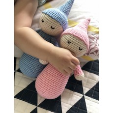 DIY 태교인형 만들기/ 뜨개인형/ 애착인형/ 코바늘인형/, 단품 1개, 핑크, 스몰, 1개