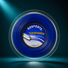 EZSPORTS TOPSPINDER 六角網球線 1.23mm 200M 深藍, 深藍色, 1個