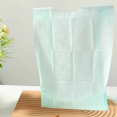 성인 일회용 노인 환자 오염방지 식사용 턱받이 10p, 1개