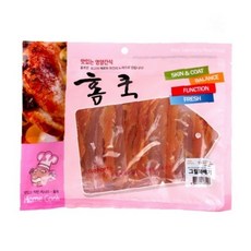 강아지 꽈배기 모양 육포 간식 400g 분홍색 포장 그릴 구운 단백질 스낵 애견, 1개, 상세페이지 참조