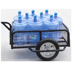 오토바이 적재함 바이크 트레일러 후면 견인 캐리어 운반 거치대, 100X80X30