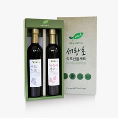 천연 자연발효식초 세랑초 선물세트 300ml, 복숭아 & 현미, 1개
