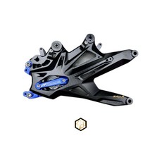Krace 凱鋭斯 CNC 後搖臂 排骨 適用 勁戰六代 水冷 BWS FORCE 2.0 機車零件, 1個, 排骨+螃蟹對二卡座上/下