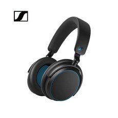 SENNHEISER 森海塞爾 ACCENTUM Wireless 耳罩式無線降噪藍牙耳機 (附硬殼收納包) - 絕佳音質、舒適配戴、主動降噪, 藍色+硬殼收納包