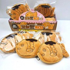 [무료배송/당일배송] 붕어빵 지갑 동전지갑 [엘리빅마켓], 랜덤, 3개