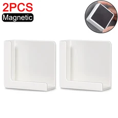 10/1pcs 냉장고 자기 휴대 전화 홀더 태블릿 컴퓨터 스탠드 주방 벽 마운트 충전 랙 브래킷, 01 B-1Pair(2pcs)