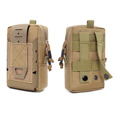 腰包掛包手機包充電寶雜物收納包, 泥色