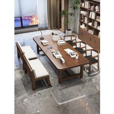 식탁 원목 의자 홈바 대형 목재 간결한 책상 회의 작업대, 단일 테이블 160x70x75 두께 5cm