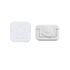 【台灣現貨】防觸電插座保護蓋，阻燃材質，二孔/三孔適用，嬰幼兒/寵物居家安全防護, 1個, 三孔, 白色