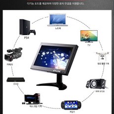 7인치 LCD 모니터 HDMI 고화질 카메라 필드 모니터 보조 스크린 DSLR 영상 촬영용 보안용, 13.3인치, 1cm