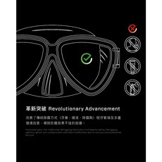 Salvimar MIMIC 自潛面鏡 - 超低容積鋼化玻璃，自由潛水專用，舒適貼合臉型, 面鏡(軍綠)+270防霧貼