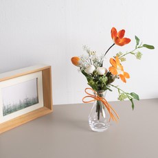 꾸미는 DIY 조화화병 인테리어 장식 꽃병 글라스 유리 카페 소품 2, 15.핑퐁별꽃화병 30cmR (DIY), 1개