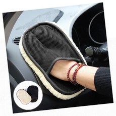 차량 세척용 극세사 장갑형 워시 도구 손 착용 타입 자동차 외부 청소 물기 흡수, 1개