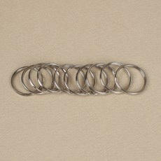 실버 카드링 10p세트 2.5cm 혜문스토어