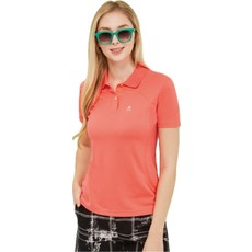 女士運動POLO衫 透氣快乾翻領修身運動上衣