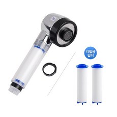 샤워기필터 녹물제거 리필 신형주방필터 2개, 색상:단일색상|사이즈:기본