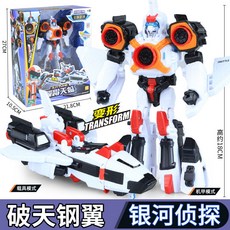 台灣熱賣 托寶戰士銀河偵探音速雷霆變形玩具汽車金剛脫保拖寶托班兄弟, 飛船【破天鋼翼】, 1個